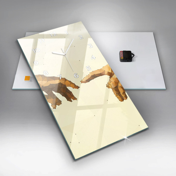 Téglalap alakú üvegóra Ádám teremtése