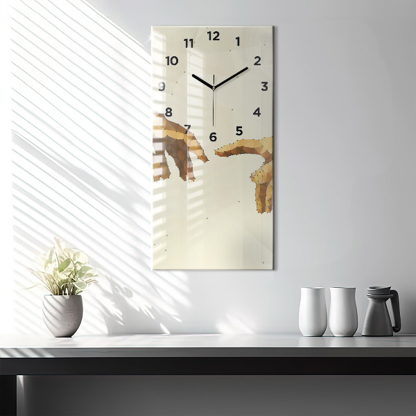 Téglalap alakú üvegóra Ádám teremtése