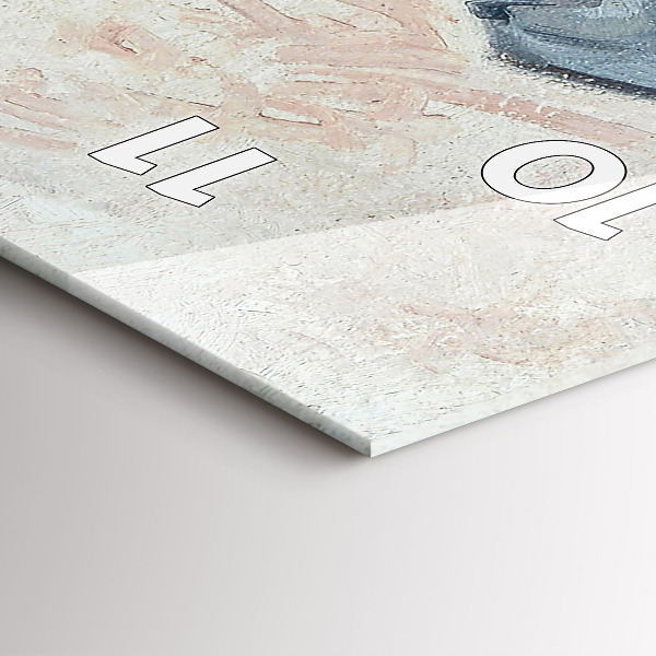 Téglalap alakú üvegóra Absztrakt festészet