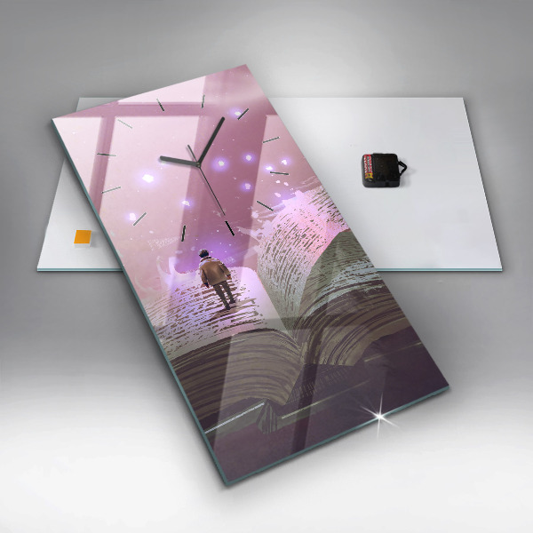 Téglalap alakú üvegóra Absztrakciós könyv