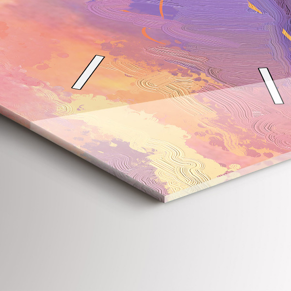 Téglalap alakú üvegóra Táj a természet és a virágok