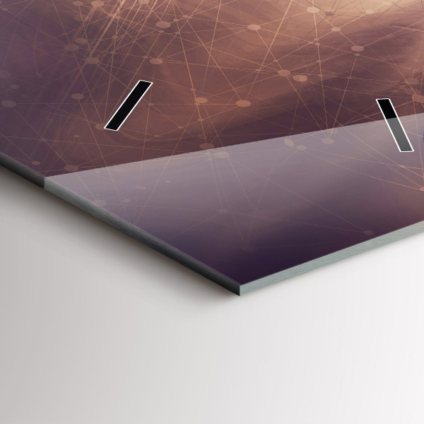 Téglalap alakú üvegóra Absztrakt mechanizmus