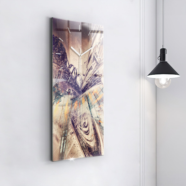 Téglalap alakú üvegóra Absztrakt mechanizmus