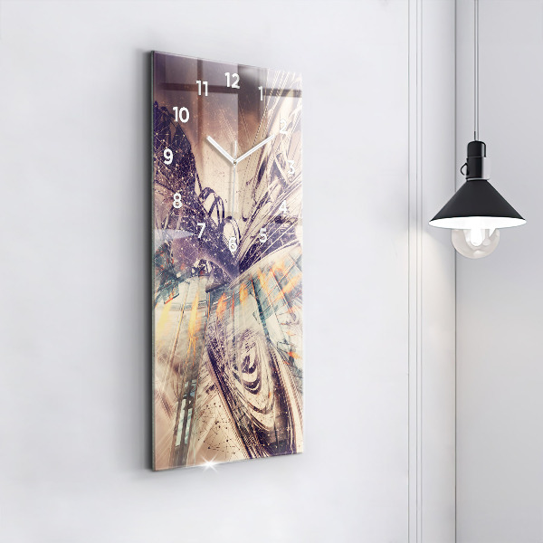 Téglalap alakú üvegóra Absztrakt mechanizmus