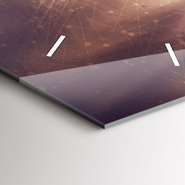 Téglalap alakú üvegóra Absztrakt mechanizmus