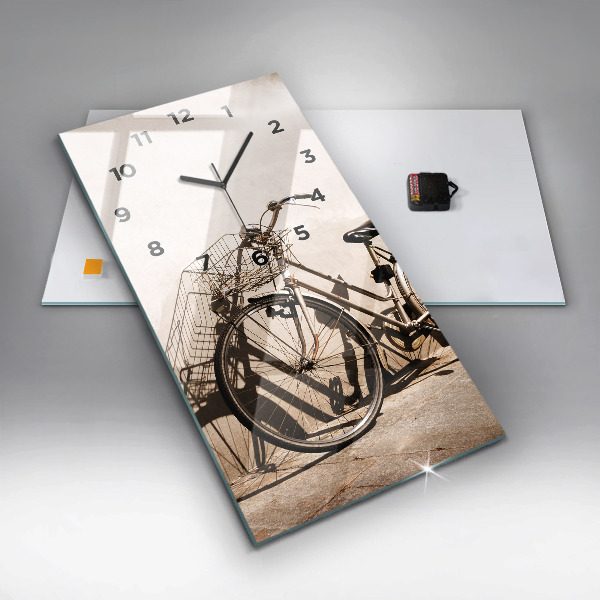 Téglalap alakú üvegóra Olasz bicikli