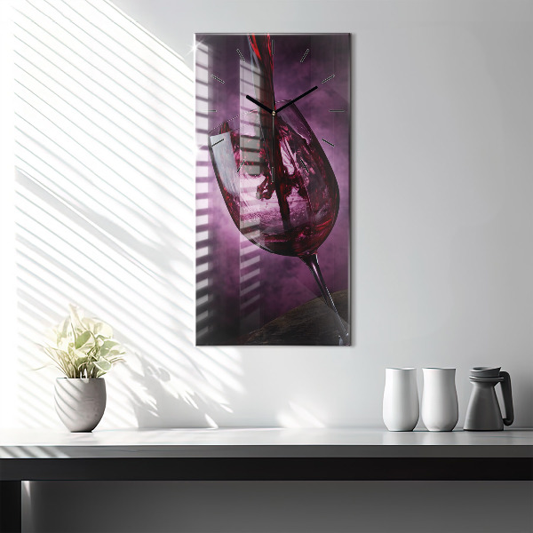 Téglalap alakú üvegóra Borospohár