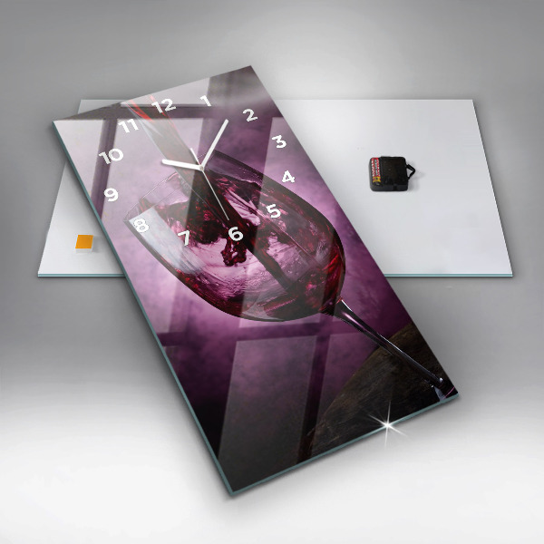 Téglalap alakú üvegóra Borospohár