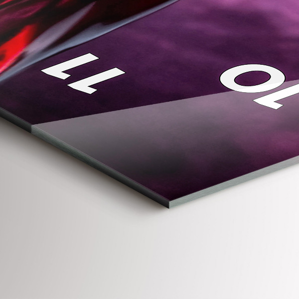 Téglalap alakú üvegóra Borospohár