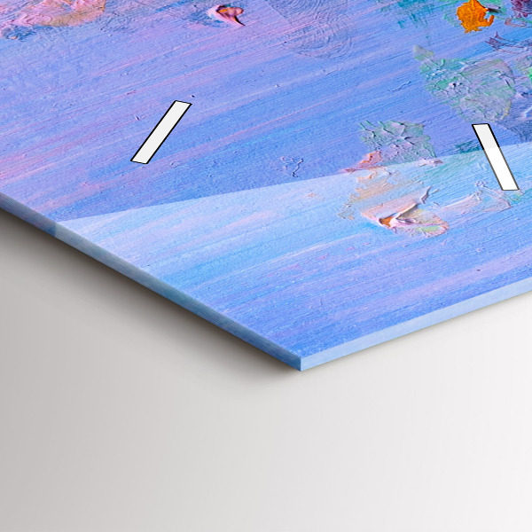 Téglalap alakú üvegóra Virágok egy vázában