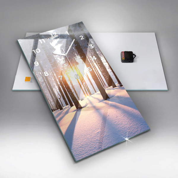 Téglalap alakú üvegóra Sunset Forest