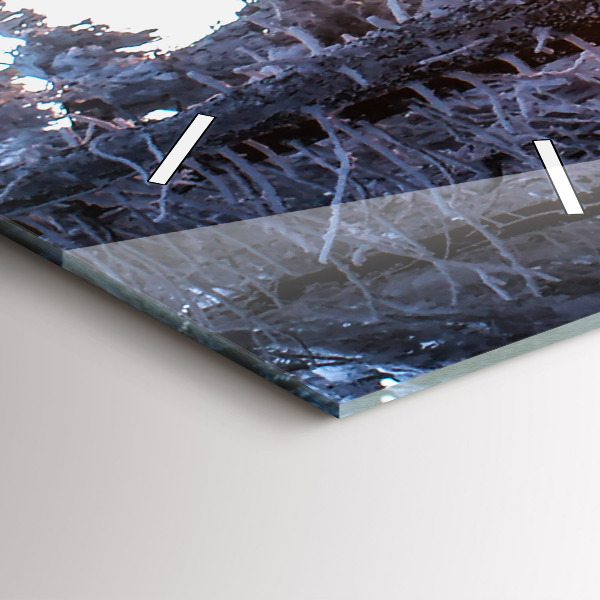 Téglalap alakú üvegóra Sunset Forest