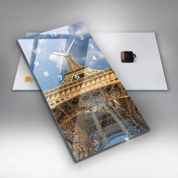 Téglalap alakú üvegóra Franciaország Eiffel-torony