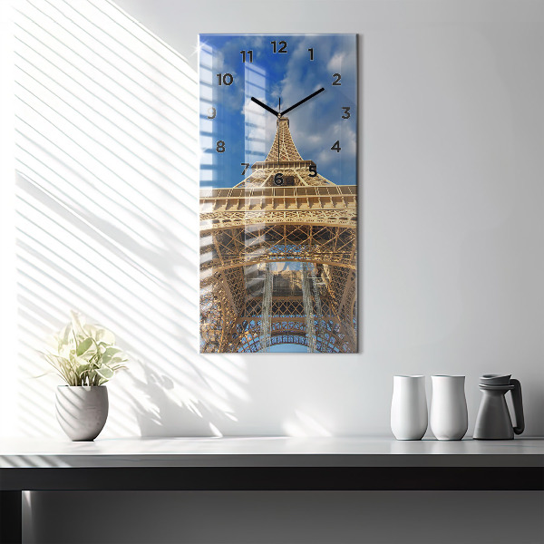 Téglalap alakú üvegóra Franciaország Eiffel-torony
