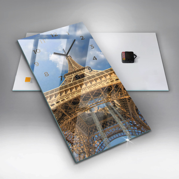 Téglalap alakú üvegóra Franciaország Eiffel-torony