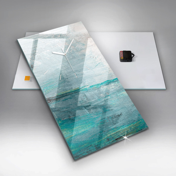 Téglalap alakú üvegóra Olaj textúra absztrakt