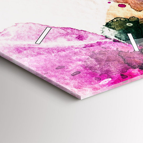 Téglalap alakú üvegóra Absztrakt nő arcát