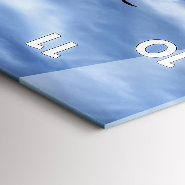 Téglalap alakú üvegóra Lake Sunset