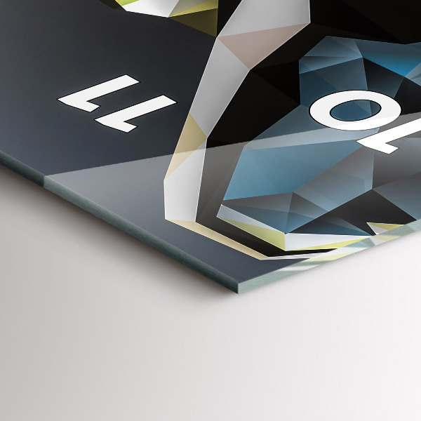 Téglalap alakú üvegóra Farkasfej