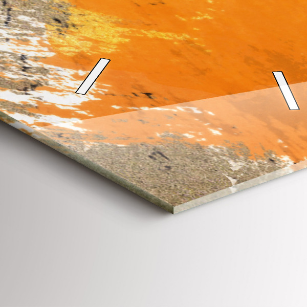 Téglalap alakú üvegóra Portré egy nő absztrakt