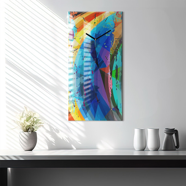 Téglalap alakú üvegóra Absztrakt háttér