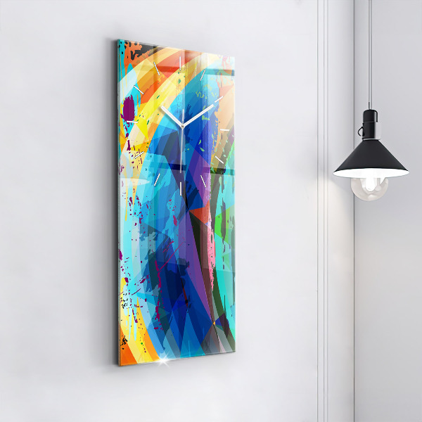 Téglalap alakú üvegóra Absztrakt háttér