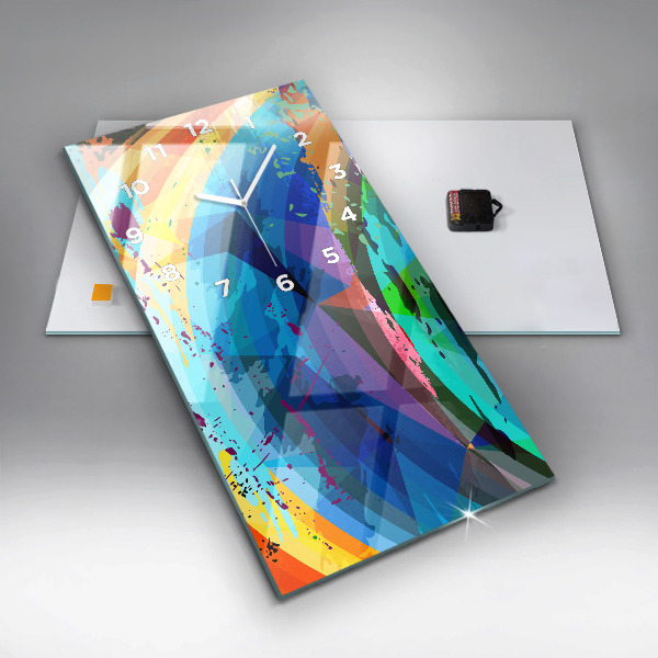 Téglalap alakú üvegóra Absztrakt háttér