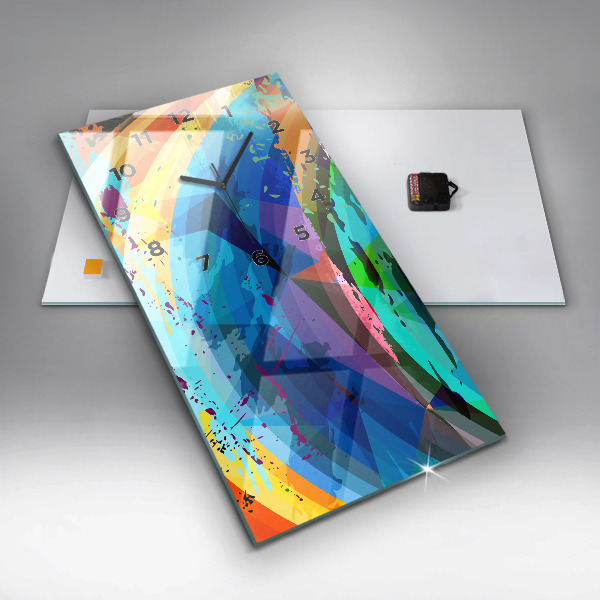 Téglalap alakú üvegóra Absztrakt háttér