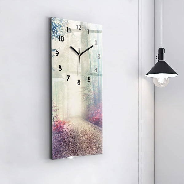 Téglalap alakú üvegóra Őszi út Erdei Köd