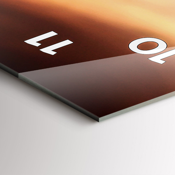 Téglalap alakú üvegóra Egy kagyló a tengerparton