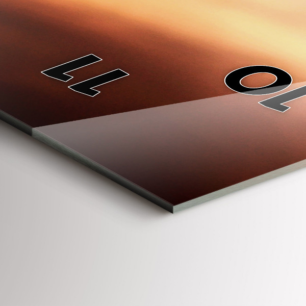 Téglalap alakú üvegóra Egy kagyló a tengerparton