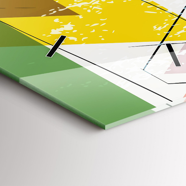 Téglalap alakú üvegóra Geometriai háromszögek