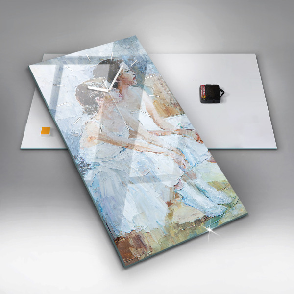 Téglalap alakú üvegóra Fiatal balerinák