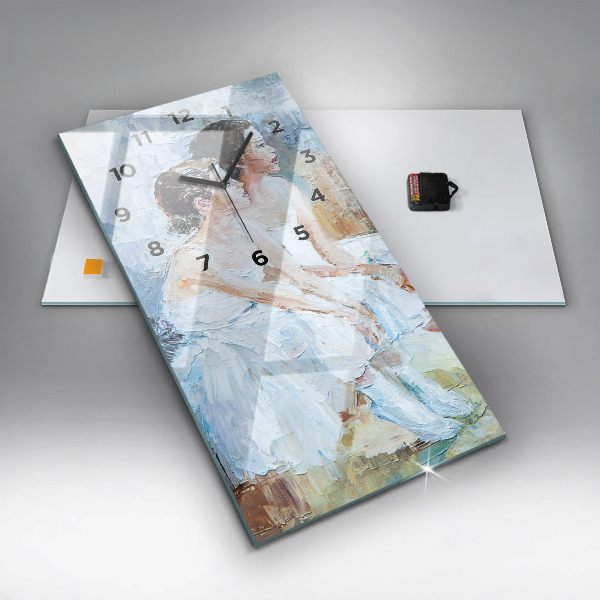 Téglalap alakú üvegóra Fiatal balerinák