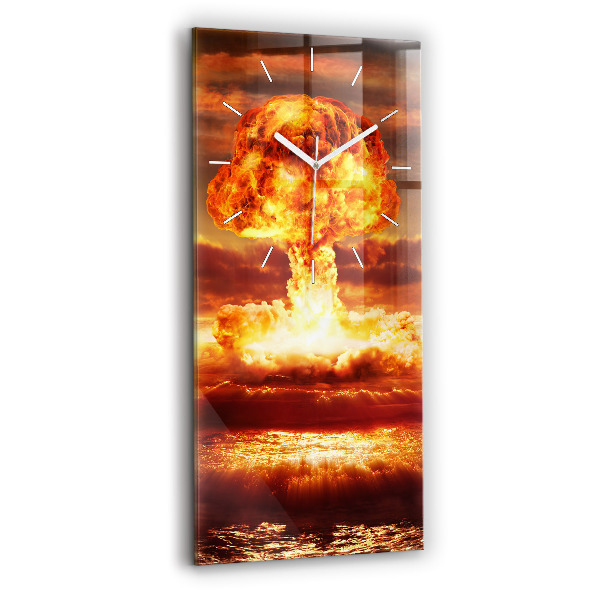 Téglalap alakú üvegóra Atombomba robbanás
