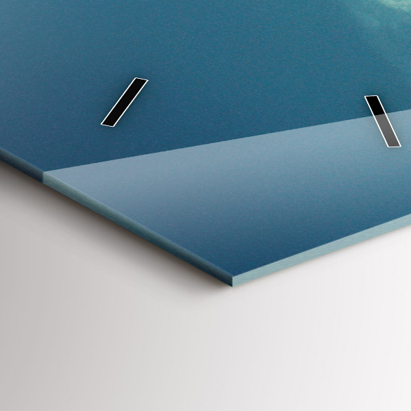 Téglalap alakú üvegóra Autó szörfdeszkával