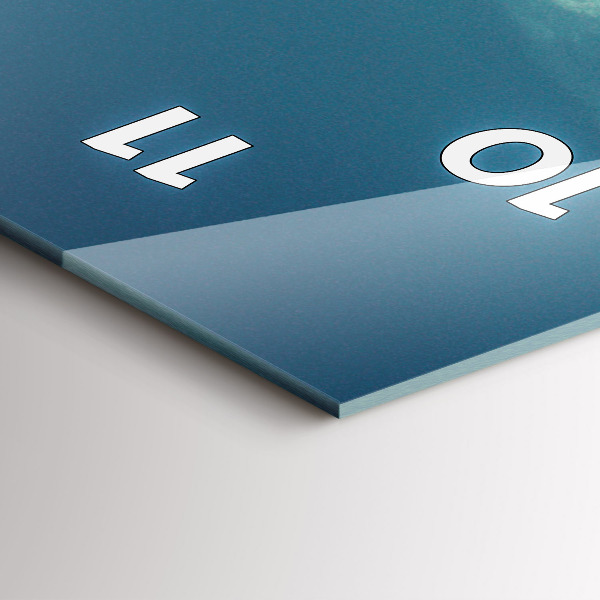 Téglalap alakú üvegóra Autó szörfdeszkával