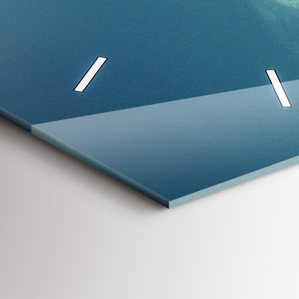 Téglalap alakú üvegóra Autó szörfdeszkával