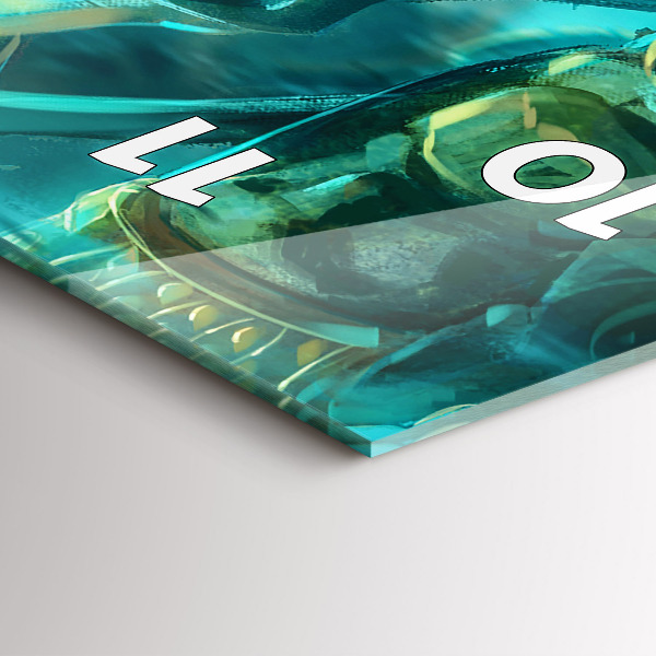 Téglalap alakú üvegóra Gyerekek az erdőben