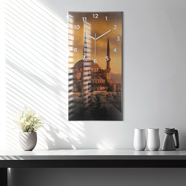 Téglalap alakú üvegóra Mecset Isztambulban