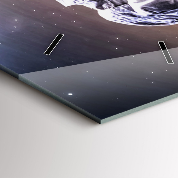 Téglalap alakú üvegóra Űrhajós az űrben