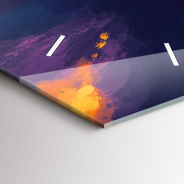 Téglalap alakú üvegóra Baba és léggömbök