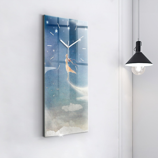 Téglalap alakú üvegóra Lány a Holdon