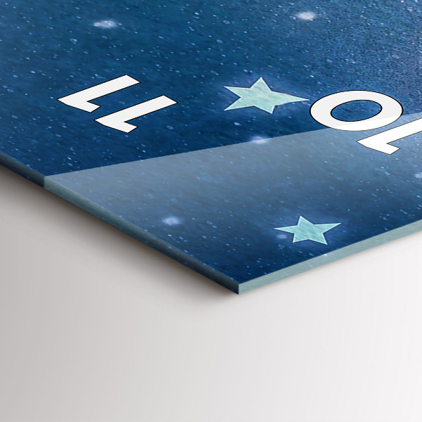 Téglalap alakú üvegóra Lány a Holdon