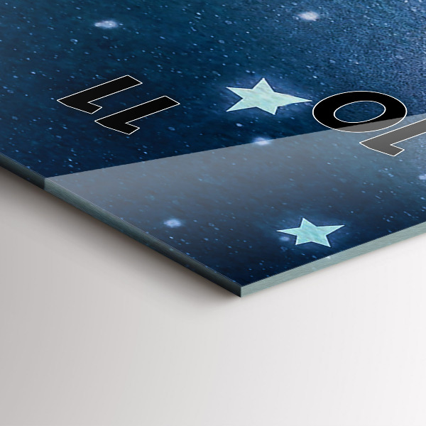 Téglalap alakú üvegóra Lány a Holdon