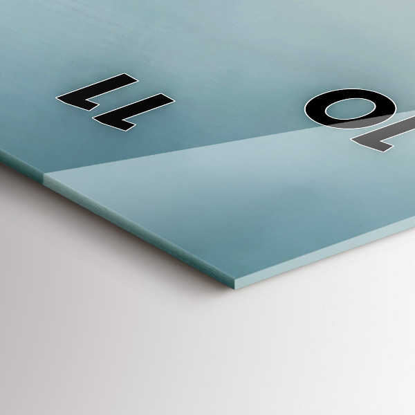 Téglalap alakú üvegóra Szürreális flamingó