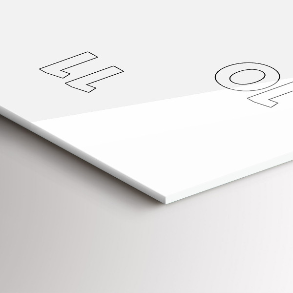 Téglalap alakú üvegóra Egy szarvas