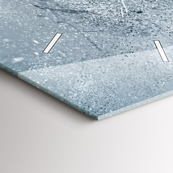 Téglalap alakú üvegóra Futó ember