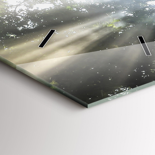 Téglalap alakú üvegóra Elefánt a dzsungelben