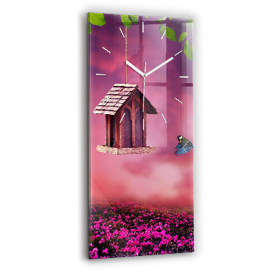 Téglalap alakú üvegóra Madárház